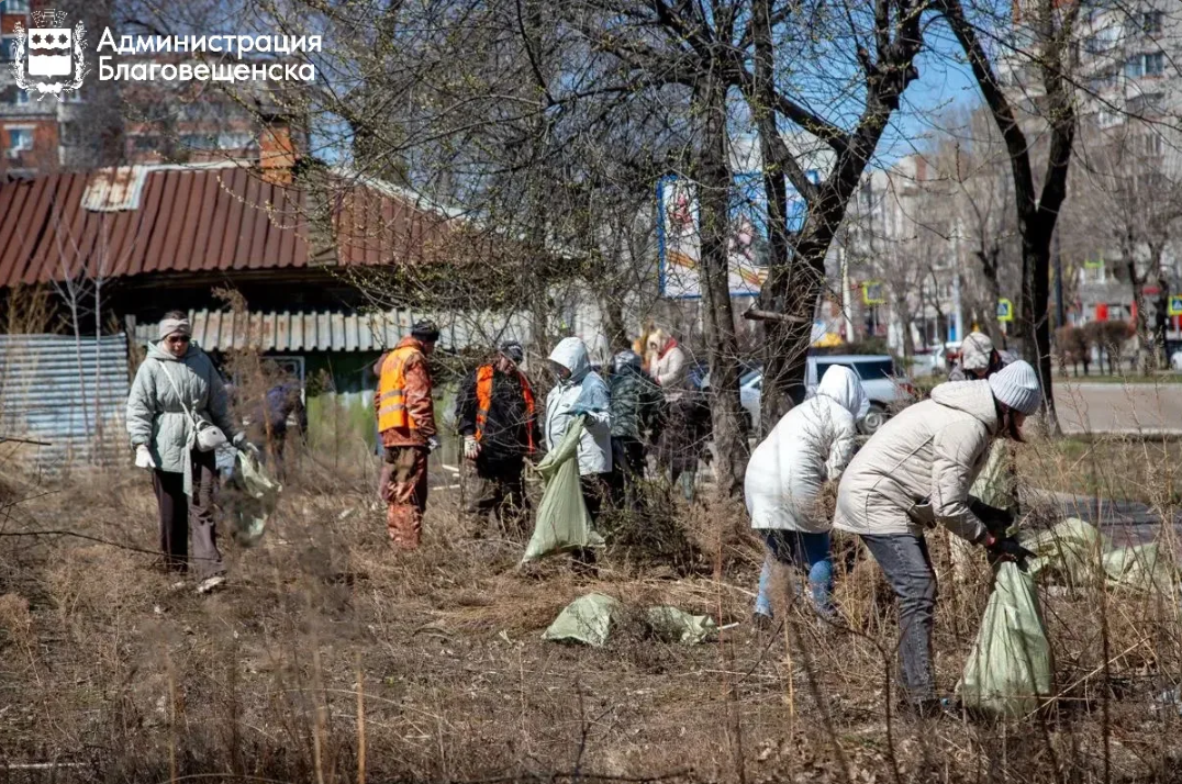 Благовещенцы выйдут на всероссийский субботник 