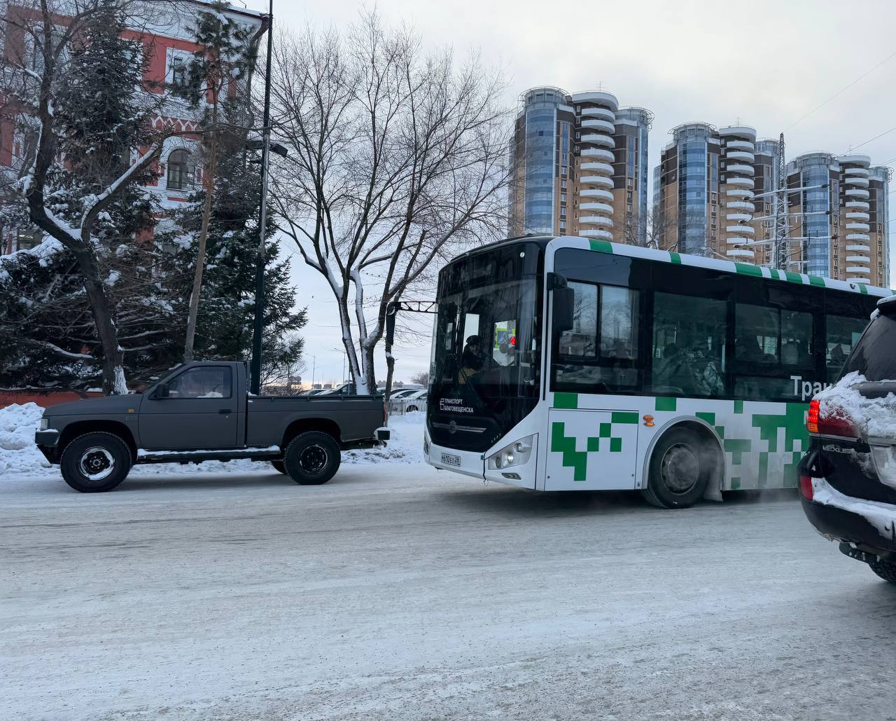 Несколько благовещенских автобусов вернулись к привычным схемам движения