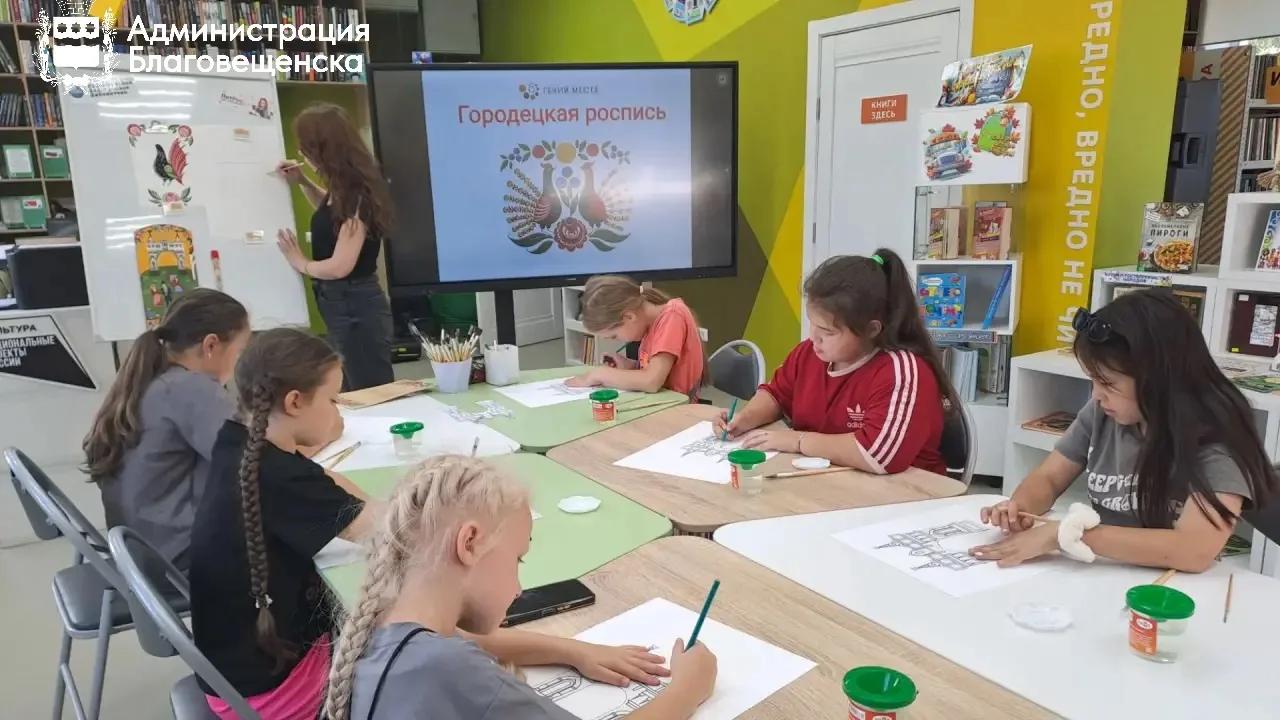 Благовещенские дети узнают русскую культуру вместе с проектом «Берег былин»