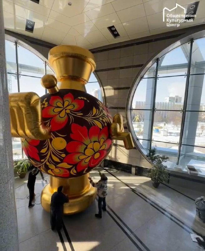 Встречать гостей на открытии Года семьи в Благовещенске будут самовар и матрешка высотой с трехэтажный дом