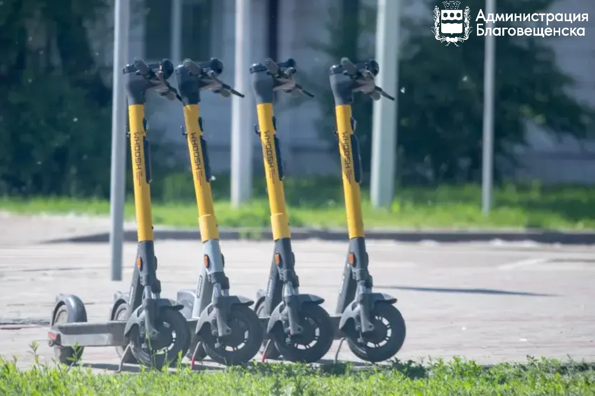 В Благовещенске усиливают борьбу с электросамокатчиками