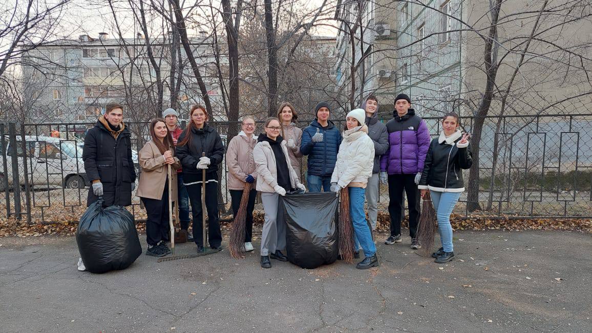 В Благовещенске студенты ДальГАУ по-доброму завершили акцию «Город Берегу»