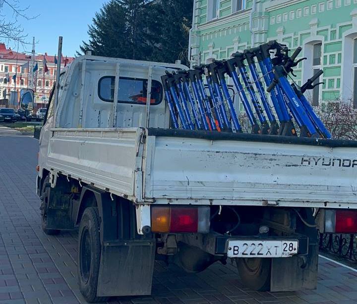 Мэр Благовещенска Олег Имамеев: на штрафстоянку вывезли уже 3 десятка электросамокатов 