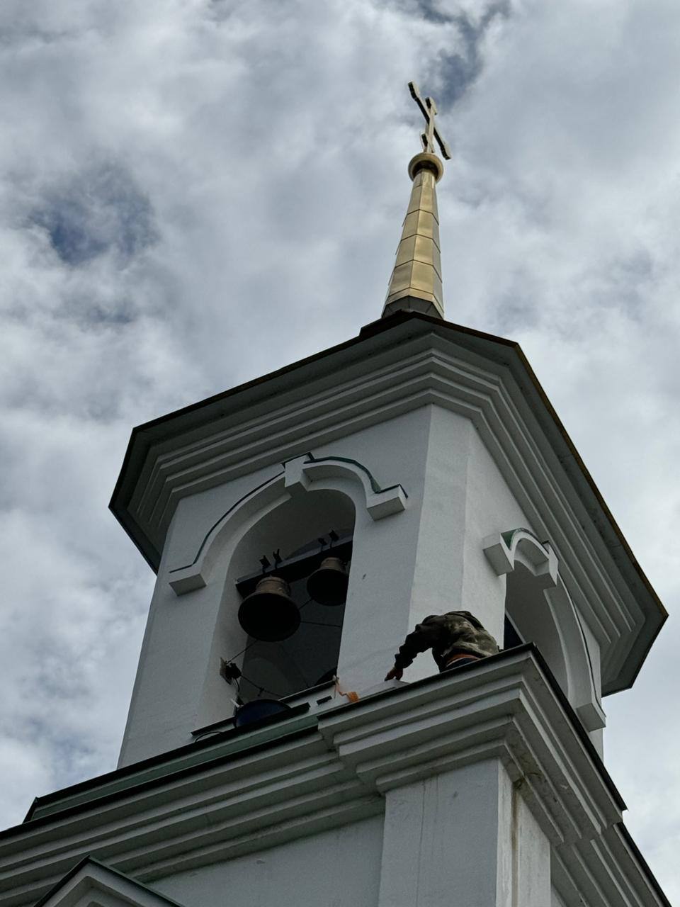 Колокольню Храма Албазинской иконы Божией Матери в Благовещенске спасли от подтоплений Колокольню Храма Албазинской иконы Божией Матери в Благовещенске спасли от подтоплений