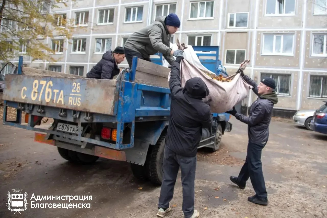 Больше 350 субботников объединили жителей областного центра. В Благовещенске проходит осенний этап «Города берегу»