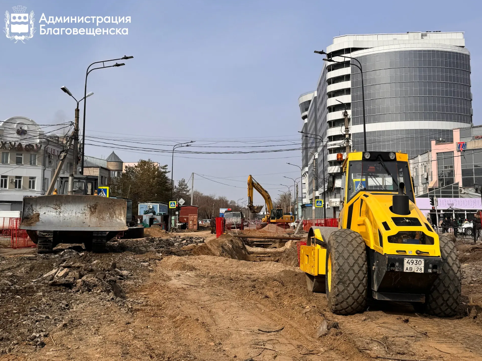 Красноармейская, Студенческая, Загородная: в Благовещенске идёт дорожная кампания 
