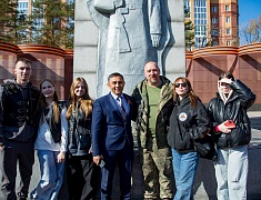Автобус Победы вернулся в Благовещенск