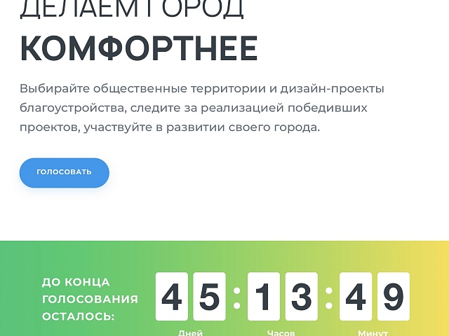 Около 500 благовещенцев проголосовали за благоустройство в первый день рейтингового голосования 