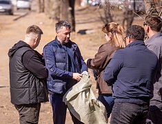 В амурской столице идёт весенний этап акции «Город берегу»