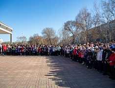 В самой космической школе Благовещенска – школе №5 – стартовала «Гагаринская неделя»
