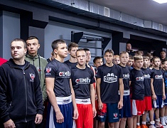 В Благовещенске открыли обновленный зал спортивно-патриотического клуба «Семён»