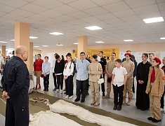 В школе №16 открыли месячник оборонно-массовой, военно-патриотической и спортивной работы