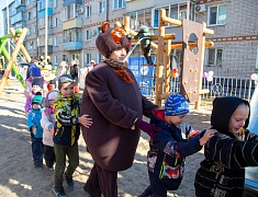 Открытие обновлённого двора на Чайковского, 47