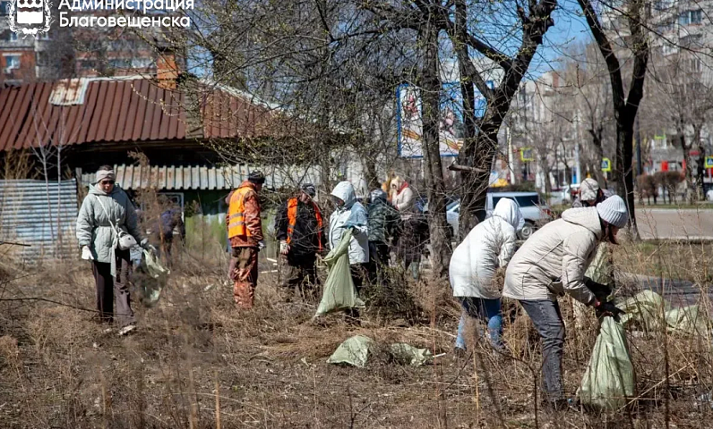 Благовещенцы выйдут на всероссийский субботник 