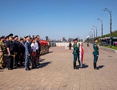 Память бойцов Великой Отечественной войны почтили в Благовещенске
