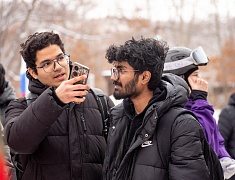В Благовещенске прошло первенство города по горным лыжам и сноуборду, посвящённое памяти выпускника ДВОКУ, Героя России Ковтуна Андрея