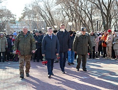 В Благовещенске почтили память россиян, исполнявших воинский долг за пределами Отечества