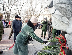 Память воинов-интернационалистов почтили в Благовещенске