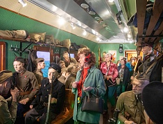 Более тысячи человек посетили «Поезд Победы» в Благовещенске