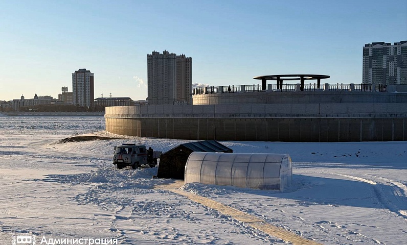 В Крещение в Центре закаливания на Амуре можно будет не только окунуться в освященную купель, но и набрать освященной питьевой воды