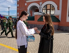 Ретропоезд «Победа» прибыл в Благовещенск