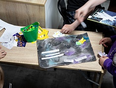 В библиотеке «Дом семьи» прошло увлекательное занятие, посвящённое Дню космонавтики