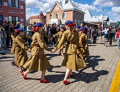 Ретропоезд «Победа» прибыл в Благовещенск