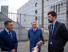 Мэр города Олег Имамеев провёл рабочее совещание по техническим вопросам подготовки главной площадки ВЭФ – Общественно-культурного центра