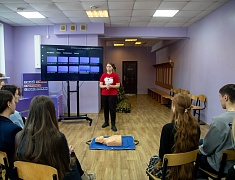 Студенты Амурской медакадемии провели мастер-класс для активистов городского корпуса волонтеров