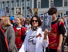 В Благовещенске прошла акция «Бессмертный полк России»