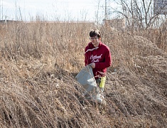 Волонтёры присоединились к экологической акции «Город берегу»