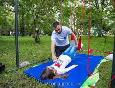 В Благовещенске отпраздновали День физкультурника
