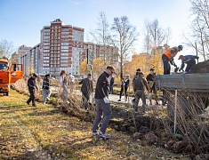 К общегородскому субботнику присоединились работники администрации Благовещенска