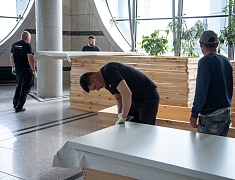 Мэр города Олег Имамеев провёл рабочее совещание по техническим вопросам подготовки главной площадки ВЭФ – Общественно-культурного центра