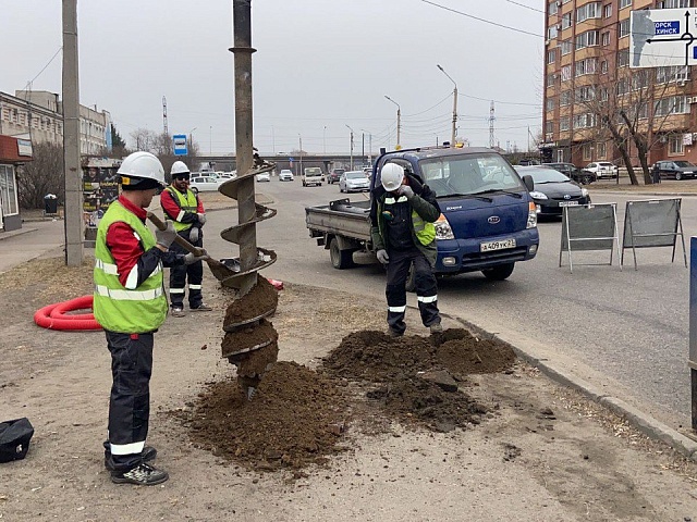 На следующей неделе в Благовещенске смонтируют консоли двух светофоров 