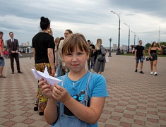 В Благовещенске прошла акция, посвященная Дню памяти детей-жертв войны в Донбассе
