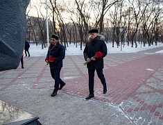 Память воинов-интернационалистов почтил мэр Благовещенска Олег Имамеев 