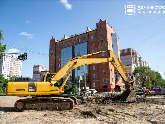 В Благовещенске определили подрядчиков для ремонта трёх городских магистралей 
