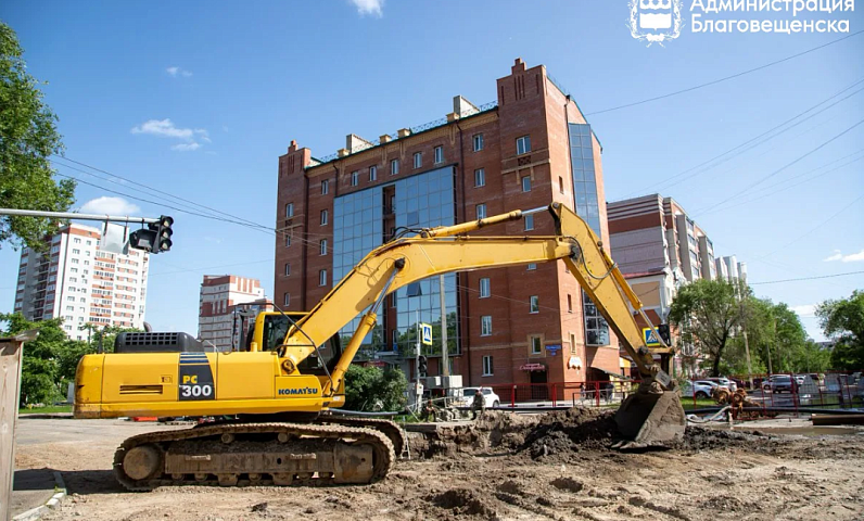 В Благовещенске определили подрядчиков для ремонта трёх городских магистралей 