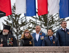 Торжественное прохождение войск в честь Дня Победы