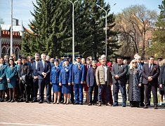 Церемония возложения цветов, посвященная 79-летию Победы в Великой Отечественной войне