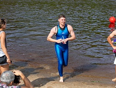В Благовещенске прошли соревнования по триатлону