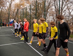 В селе Плодопитомник открылась новая спортивная площадка