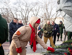 Память воинов-интернационалистов почтили в Благовещенске