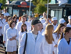 Парад студенчества прошел в Благовещенске