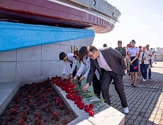 Память бойцов Великой Отечественной войны почтили в Благовещенске