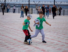 Торжественное открытие набережной реки Зея