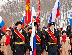 В Благовещенске прошло первенство города по горным лыжам и сноуборду, посвящённое памяти выпускника ДВОКУ, Героя России Ковтуна Андрея