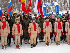 В Благовещенске прошло первенство города по горным лыжам и сноуборду, посвящённое памяти выпускника ДВОКУ, Героя России Ковтуна Андрея