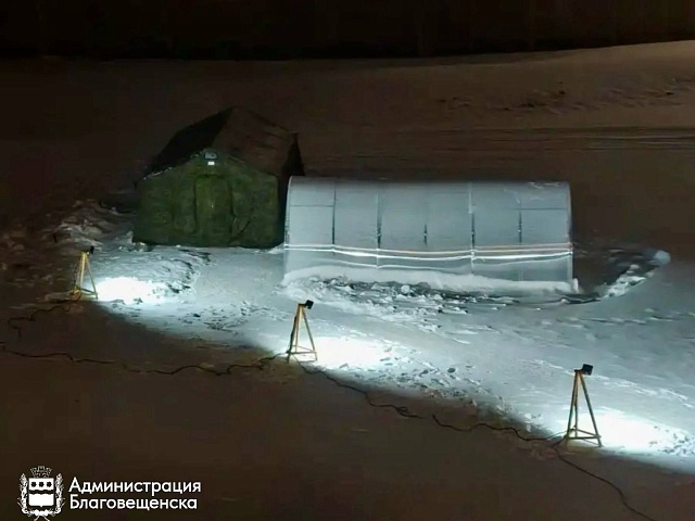 Купель к Крещенским праздникам на «Пограничном» пляже начнут выпиливать 16 января